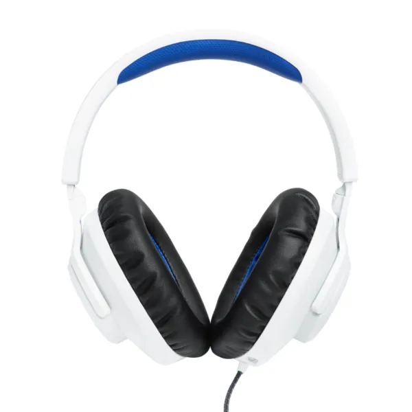 JBL QUANTUM 100P CONSOLE WIRED OVER-EAR WHT-BLUE